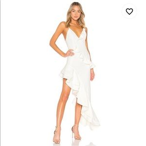Lovers + Friends Riya Gown White XS